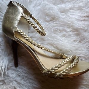 Michael Kors gold heels